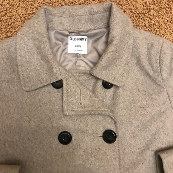 Old Navy Womens Fall Winter Gray Coat. Size Medium - Picture 5 of 9